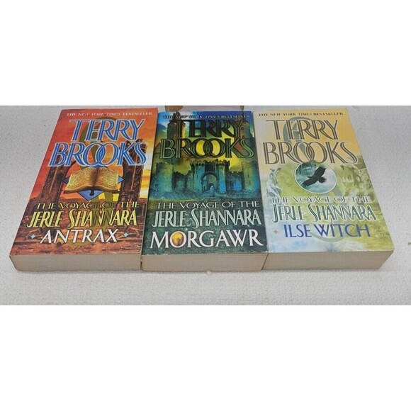 Terry Brooks Set 3 Paperback Books The Voyage of the Jerle Shannara Vintage - Picture 8 of 16